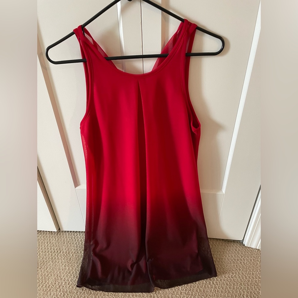 Beautiful Red Ombré Dress